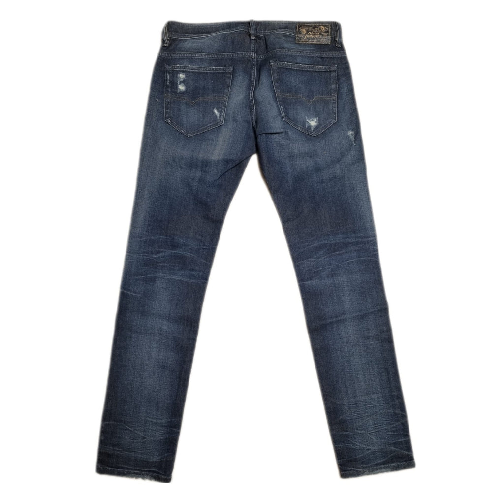 Diesel Thavar-XP Herren Jeans Slim Skinny Jeanshose Blau Stretch W32 L32 BR11C1