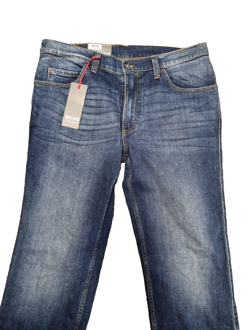 MUSTANG Herren Jeans Idaho W36 L30 Slim Straight LEG Blau 1005401 Denim HoseT1-5