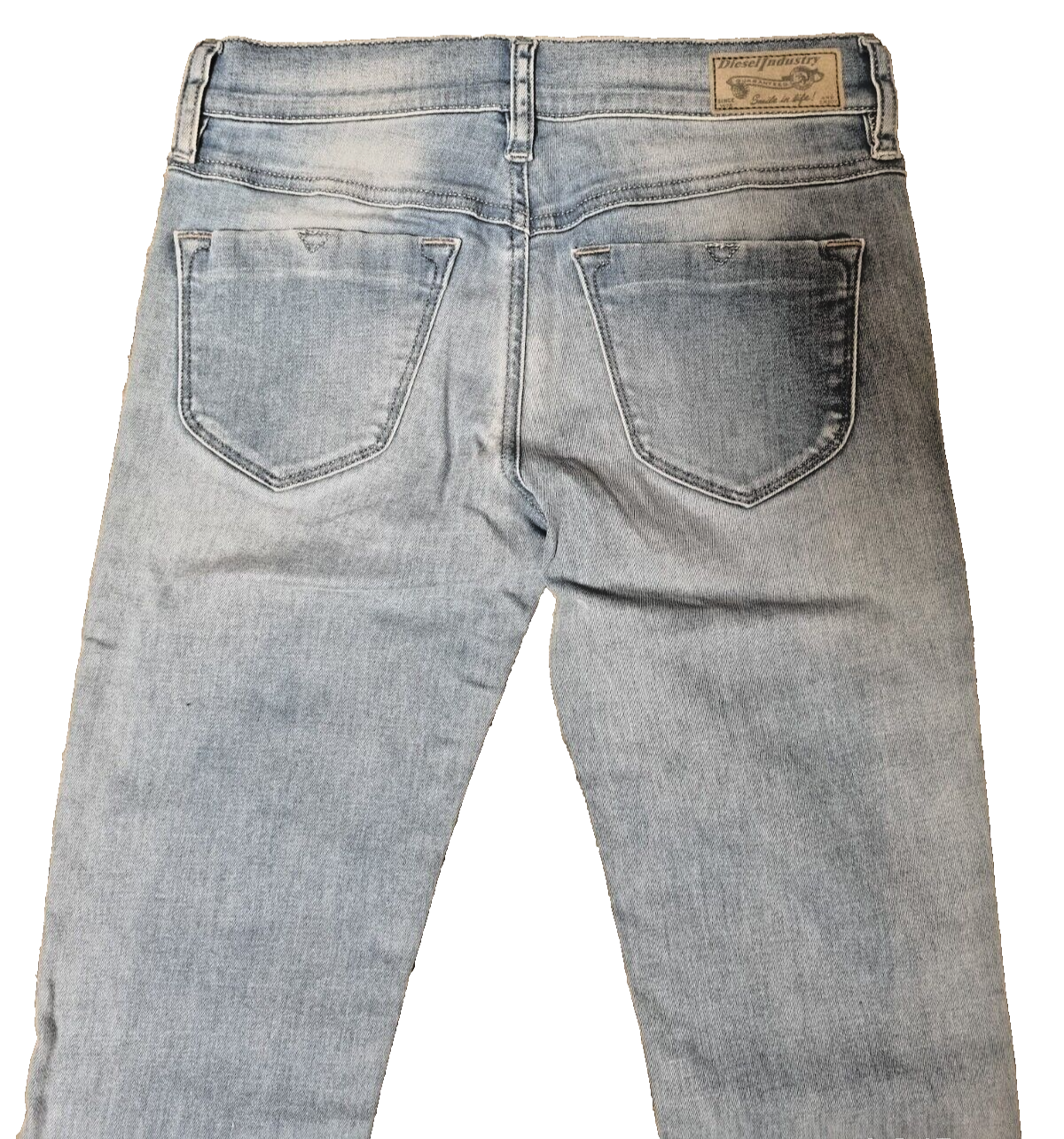 DIESEL Damen Jeans Livier-Ankle W27 Hellblau Super Slim Jegging T3-2