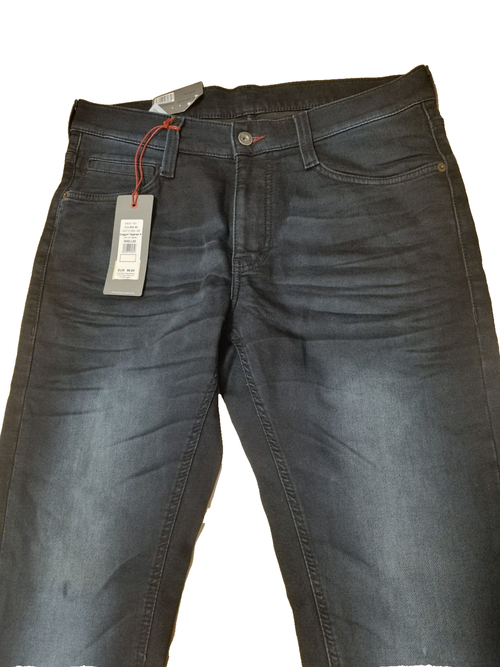 Mustang Herren Jeans Oregon Tapered K W32 L32 Slim Fit Low Rise - Dunkel Blau D4