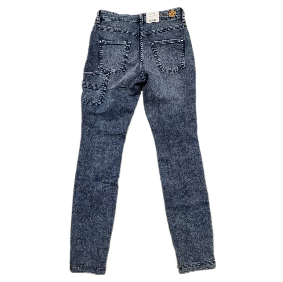 MAC Damen Jeans Frauen Hose Denim Jeanshose DREAM Worker Skinny W32 W34 L28 B9B1