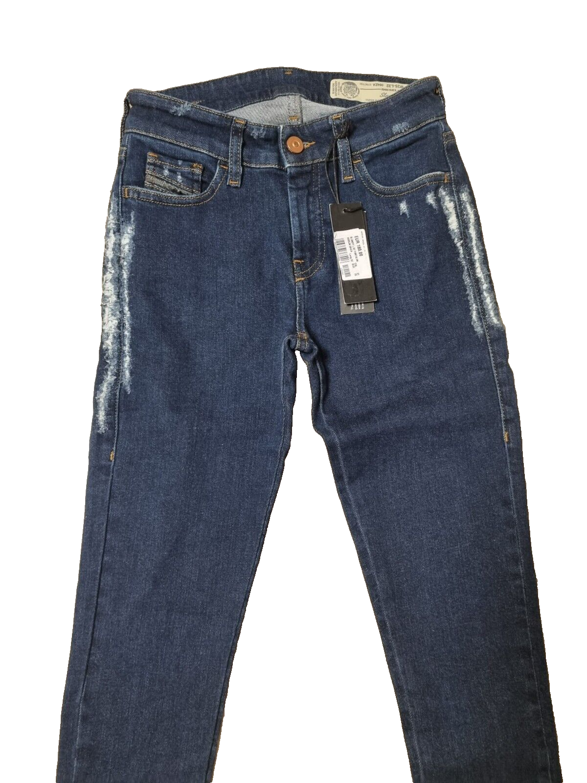 DIESEL Damen Jeans Slandy 00SXJN 084ZA | Super Slim Skinny | Blau | W25 L32