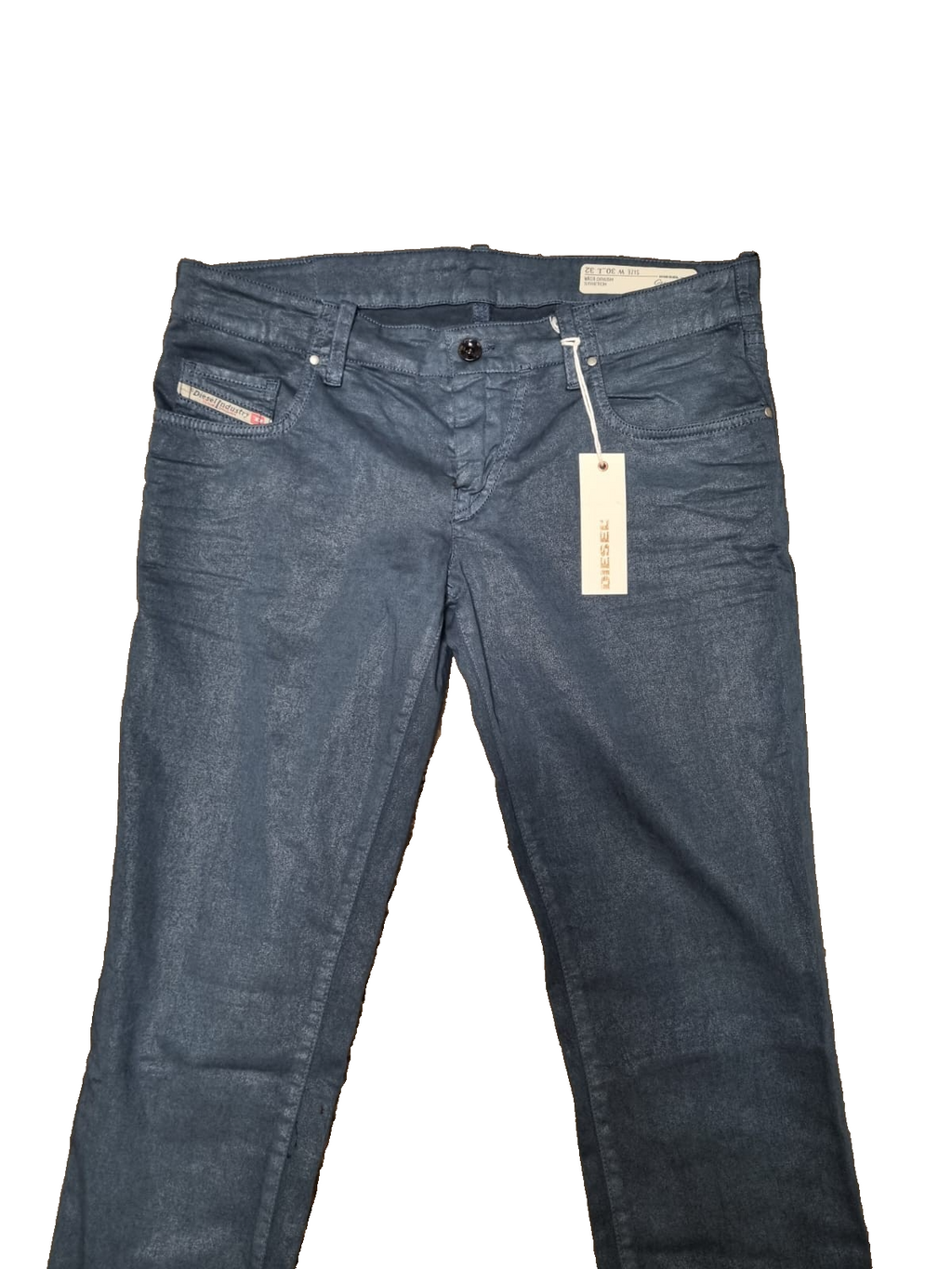 DIESEL Damen Jeans GRUPEE W30 L32 Super Slim Skinny Low Waist Dünner Stoff K2