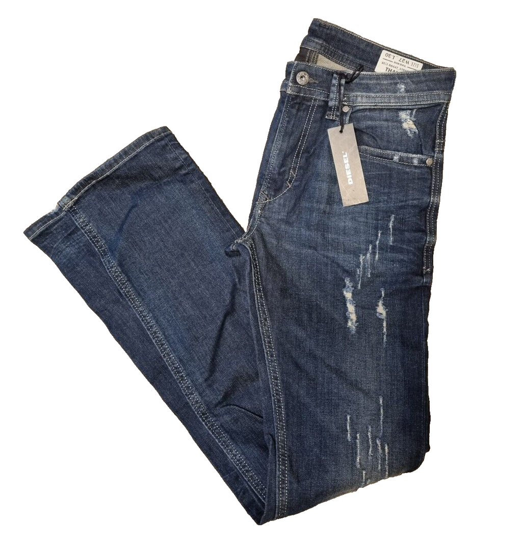 Diesel Herren Jeans Thavar W27 L30 – Slim-Skinny Fit – Modell 00SKSO R844T BR3E1