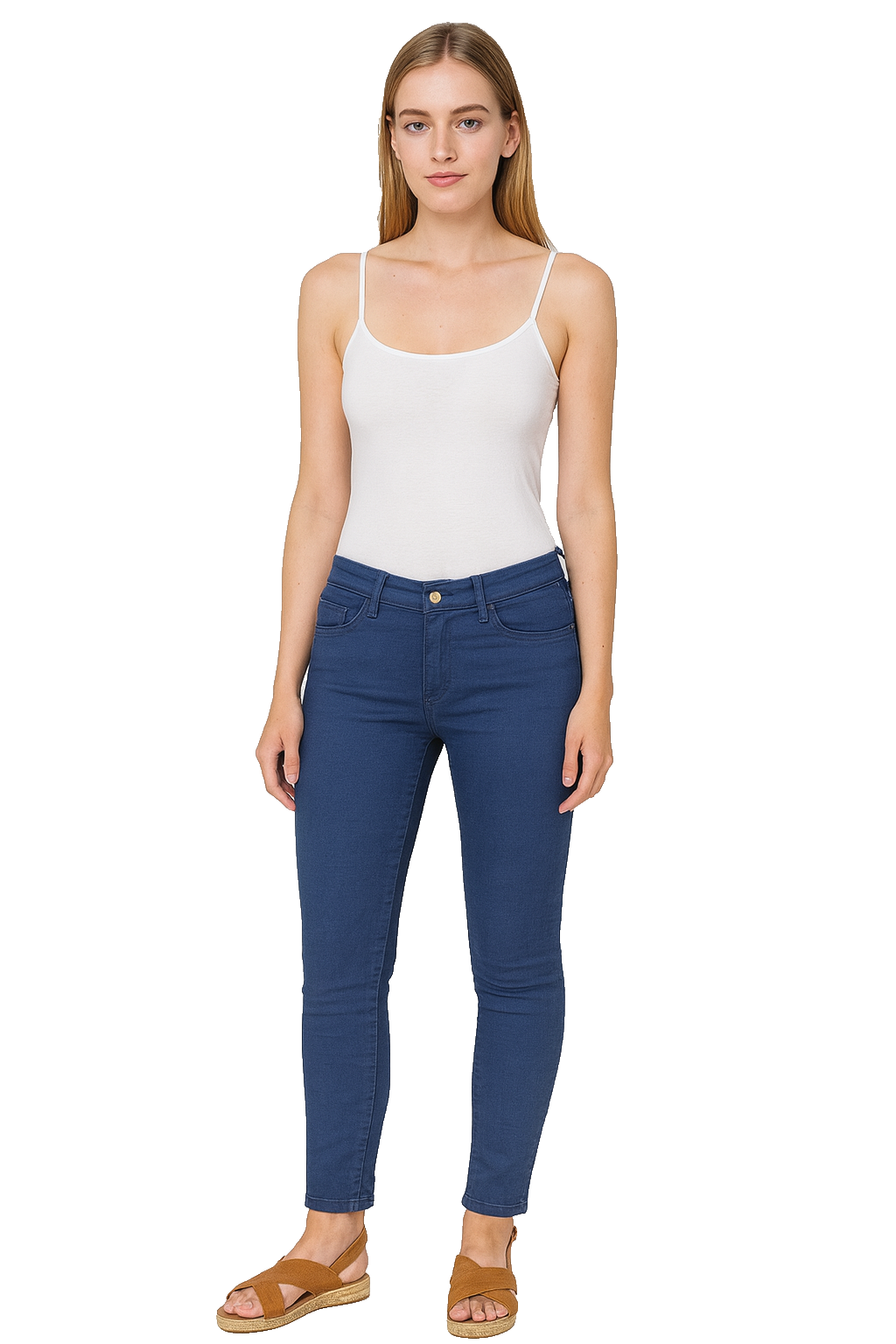 Lacoste Live Damen Jeans W28 D36 Slim Fit Low Rise Blau HF5726 CC3 T28 M4