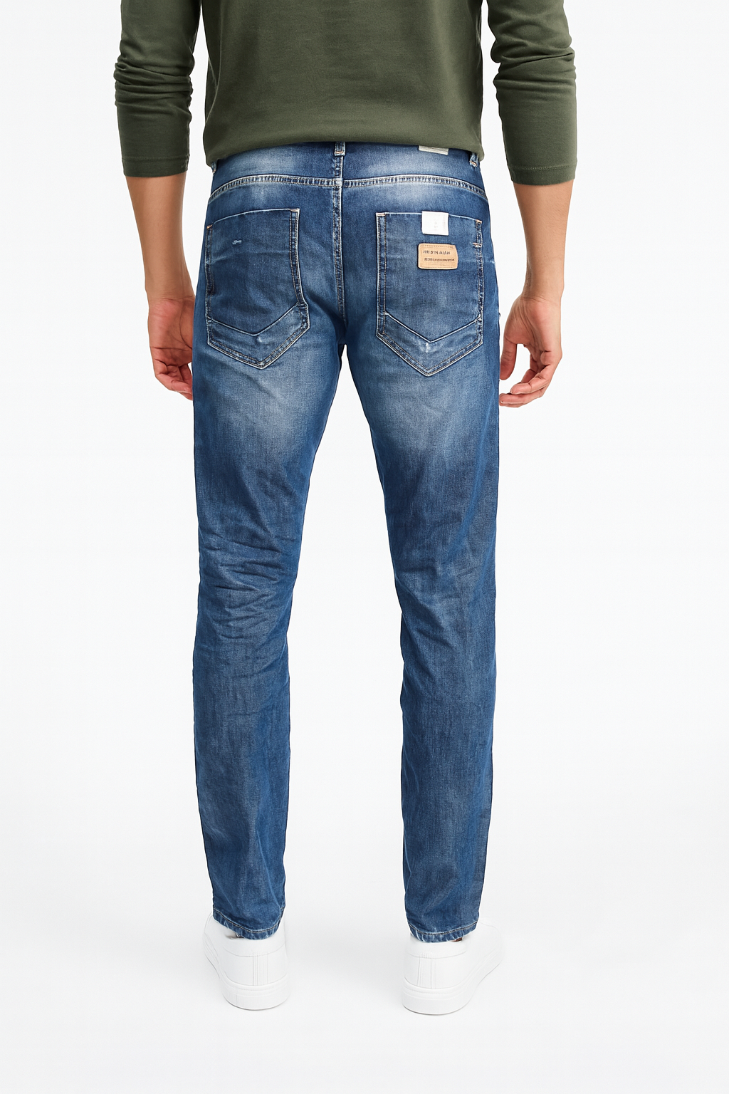 CIPO & BAXX Herren Jeans C-1170 Blau | Loose Waist Slim Leg | W34 L34 M1