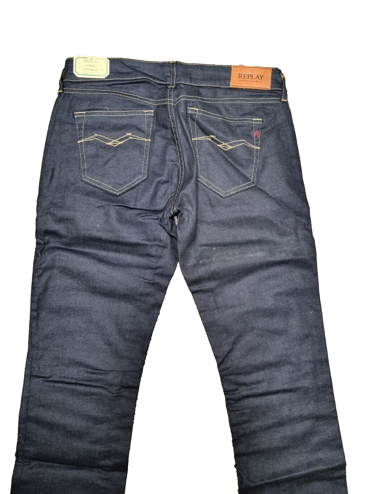 REPLAY Damen Jeans VICKY STRAIGHT WX648 | Dunkelblau Denim | W28 L32 BR1C1