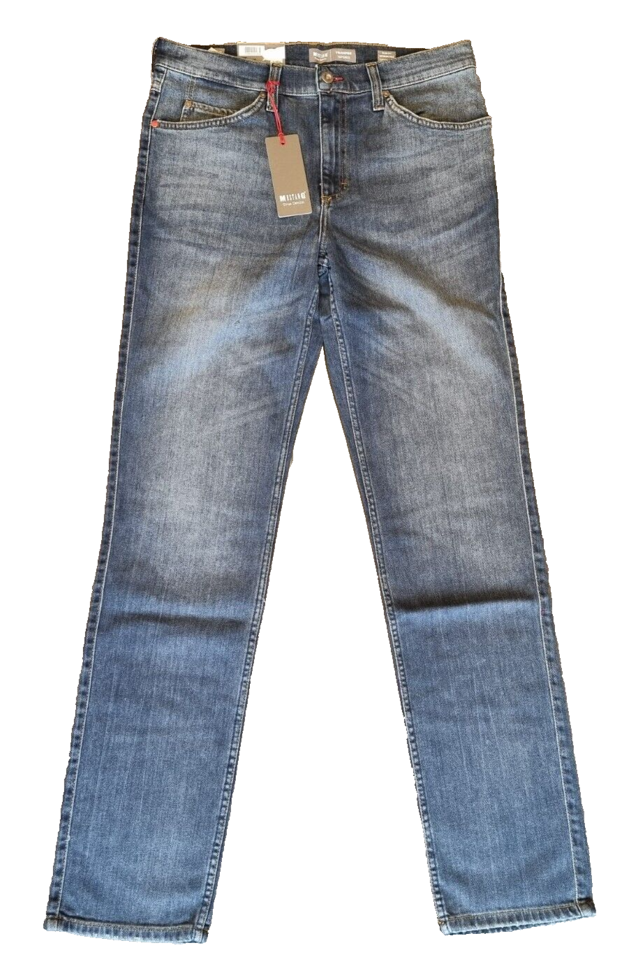 MUSTANG Herren Jeans Tramper Tapered Blau Slim Fit Medium Rise W32 W33 W38