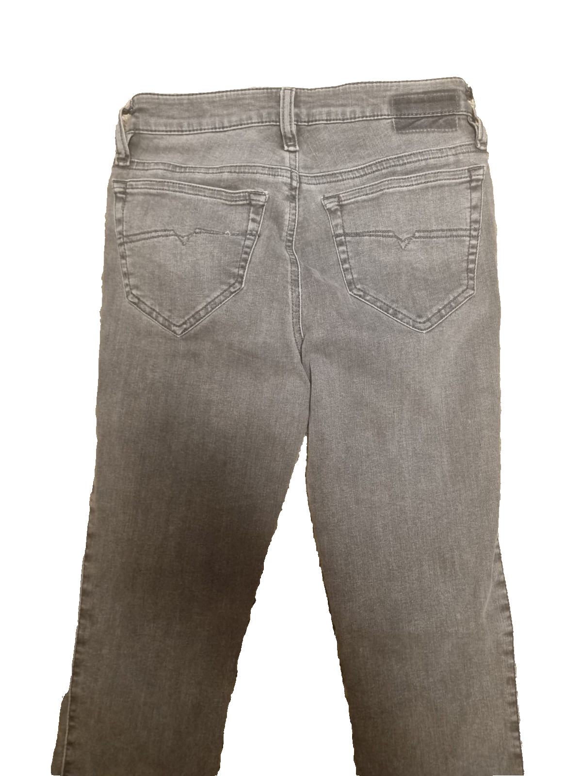 DIESEL Damen Jeans Skinzee-Zip W23 L32 Grau Super Slim Skinny 00SY6D 0681F M4