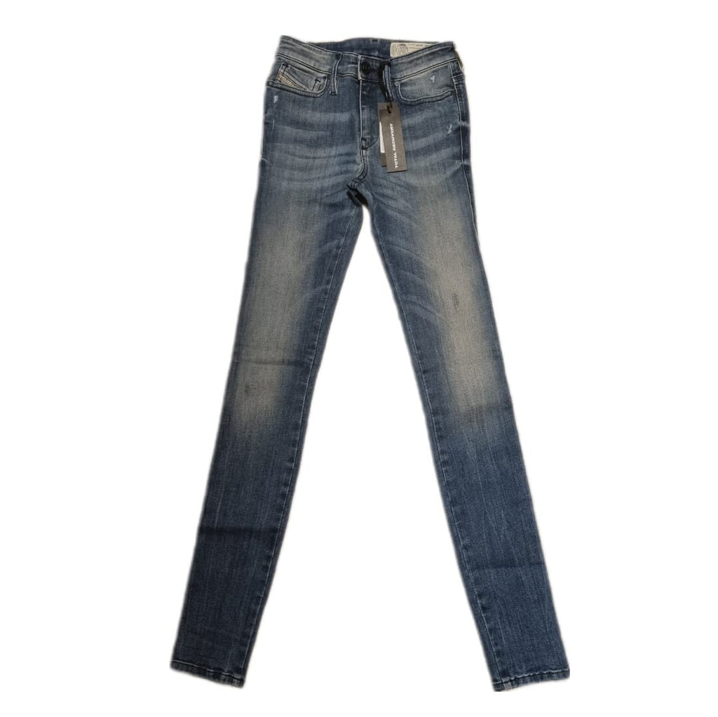 Diesel Damen Jeans Skinzee W24 L32 Super Slim Skinny Fit Regular Waist 0679W T11