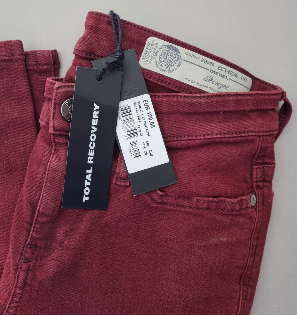 DIESEL Damen Jeans Skinzee | Super Slim Skinny | Regular Waist Stretch BR5C1