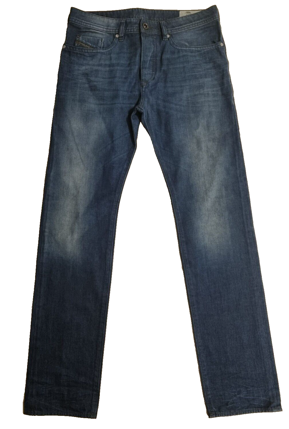 DIESEL Herren Jeans BUSTER 0849B W30 L32 Regular Slim Tapered Dunkelblau E5