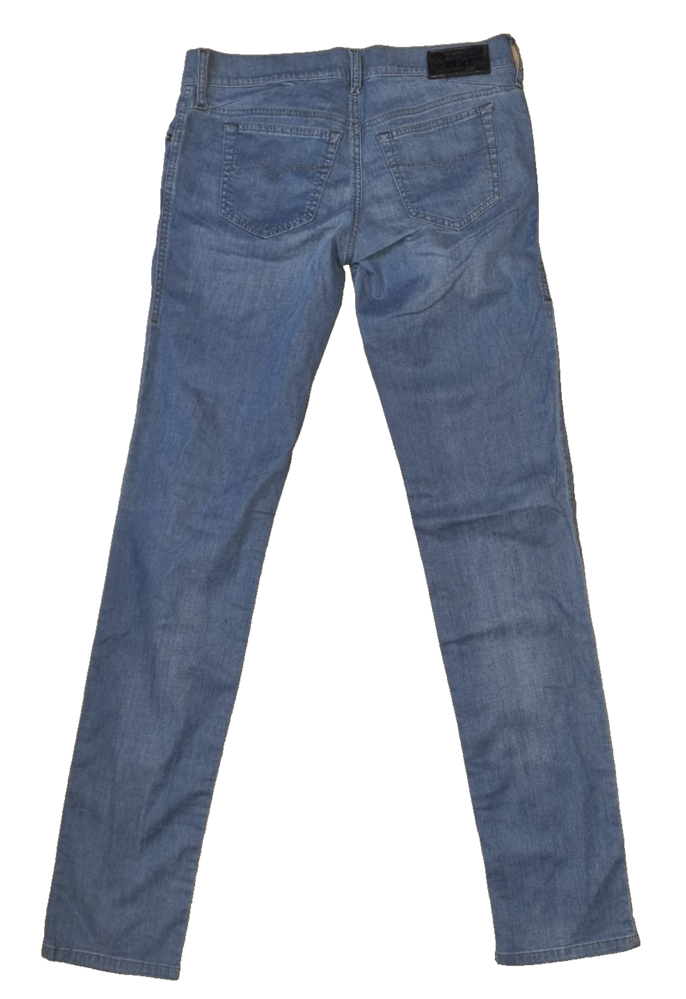 DIESEL Damen Jeans Getlegg 00CSDN0660C W28 L32 Blau | Slim Stretch | Dünner Stof