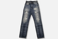 DIESEL Damen Jeans Kameron W25 L32 Boyfriend High Waist Blau 100% Baumwolle PL1C