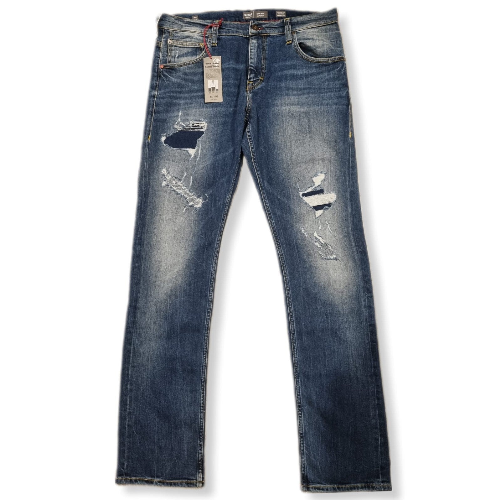 MUSTANG Tapered CHICAGO Herren Jeans Denim  W34 L36 Comfort High BR2E1