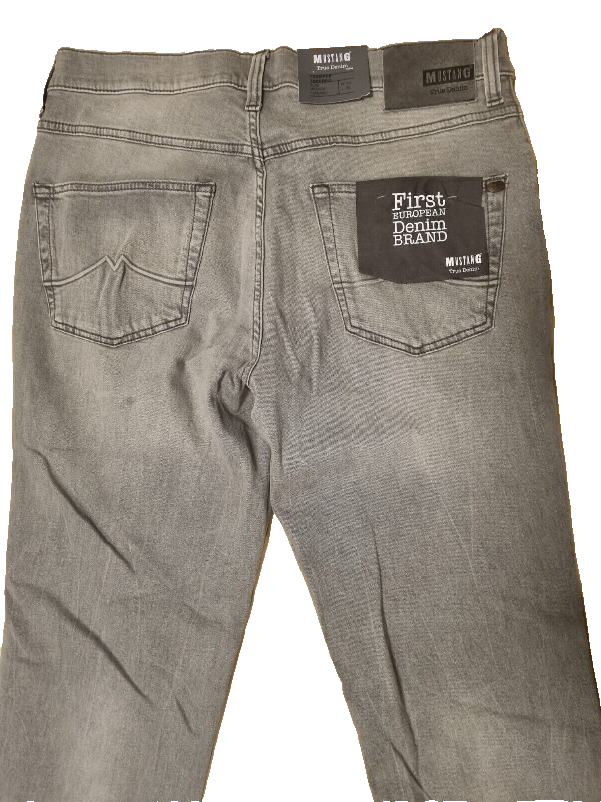 Mustang Herren Jeans Tramper Tapered, Slim Fit, W34 L30, Grau, Modern Look D6