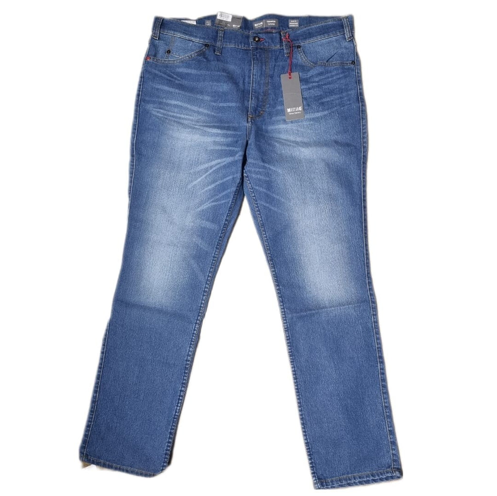 MUSTANG Herren Jeans Tramper Tapered W40 L32 Blau Slim Medium Tapered BR2E1