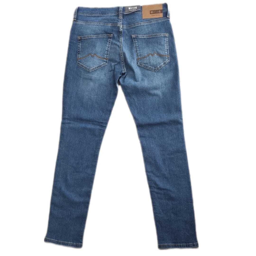 MUSTANG Herren Jeanshose VEGAS Slim Medium Slim 1005372 Jeans Blau 312