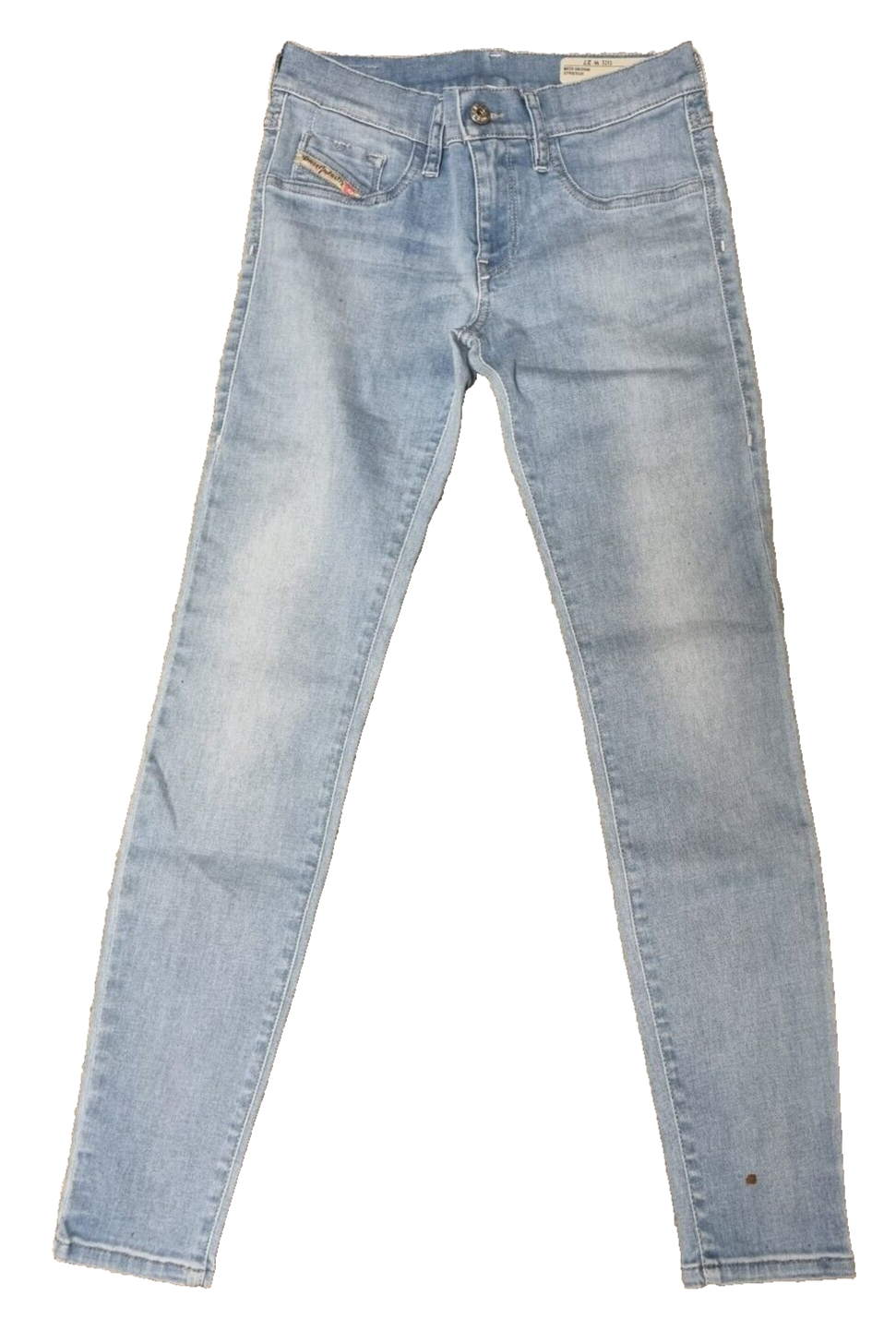 DIESEL Damen Jeans Livier-Ankle W27 Hellblau Super Slim Jegging T3-2