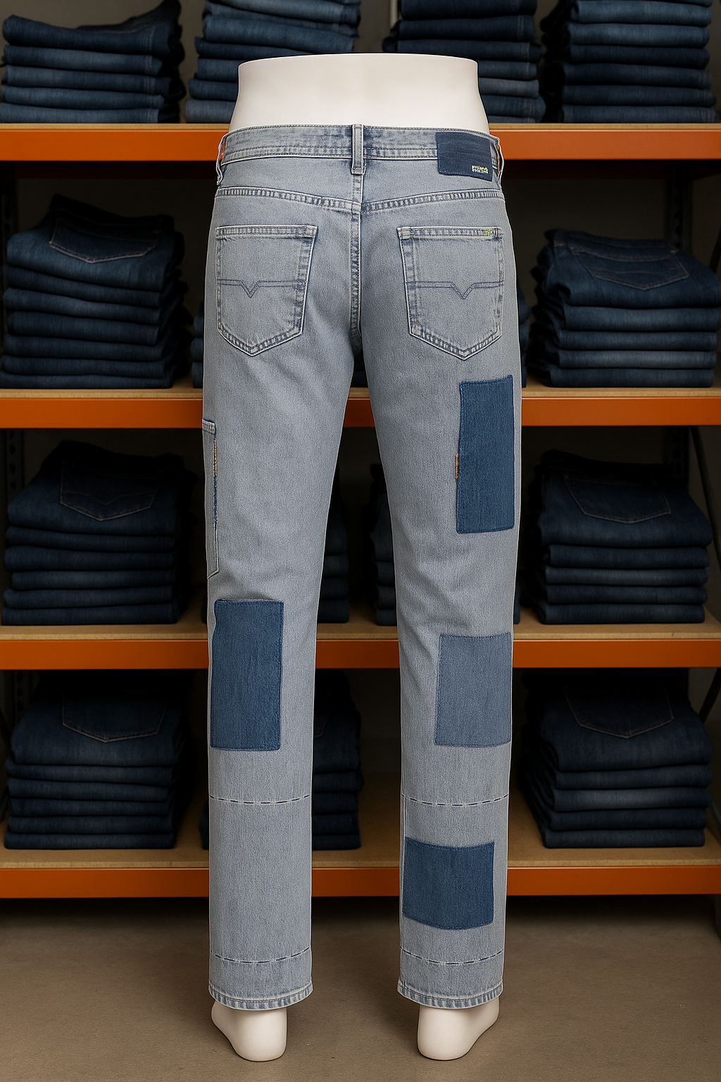 DIESEL Herren Jeans BUSTER W30 L30 Regular Slim Tapered Limited Edition Blau K4