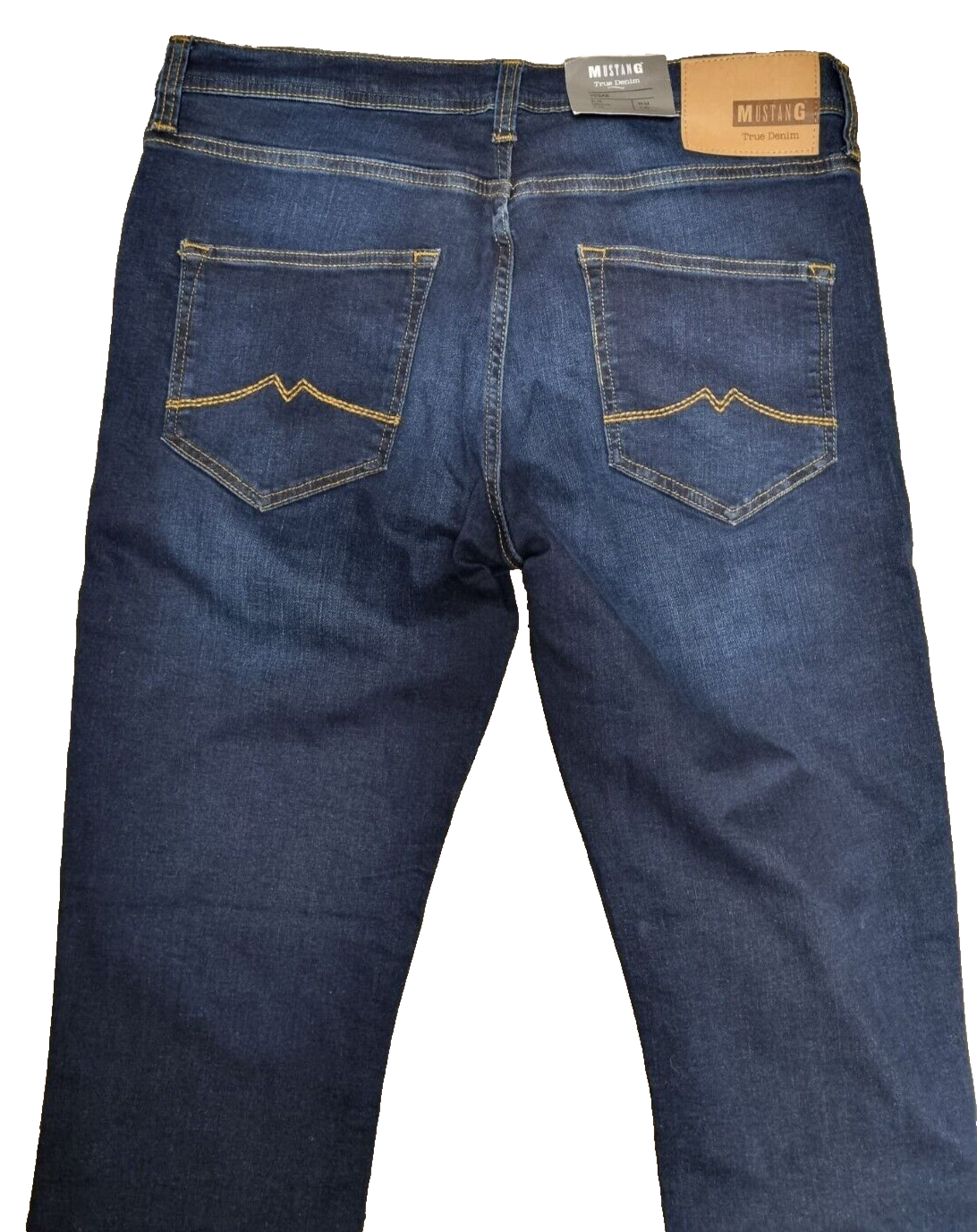 MUSTANG Herren Jeans Vegas W34 L32 Slim Fit Dunkelblau Denim Jeanshose T1-5