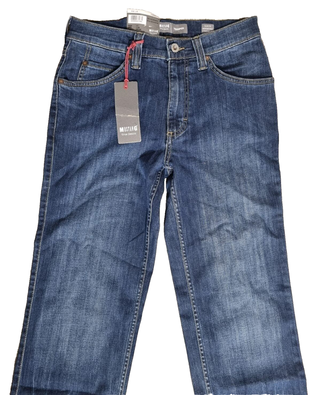 Mustang Herren Jeans Tramper Blau Slim Medium Straight | Mod. 1005708 5000 880