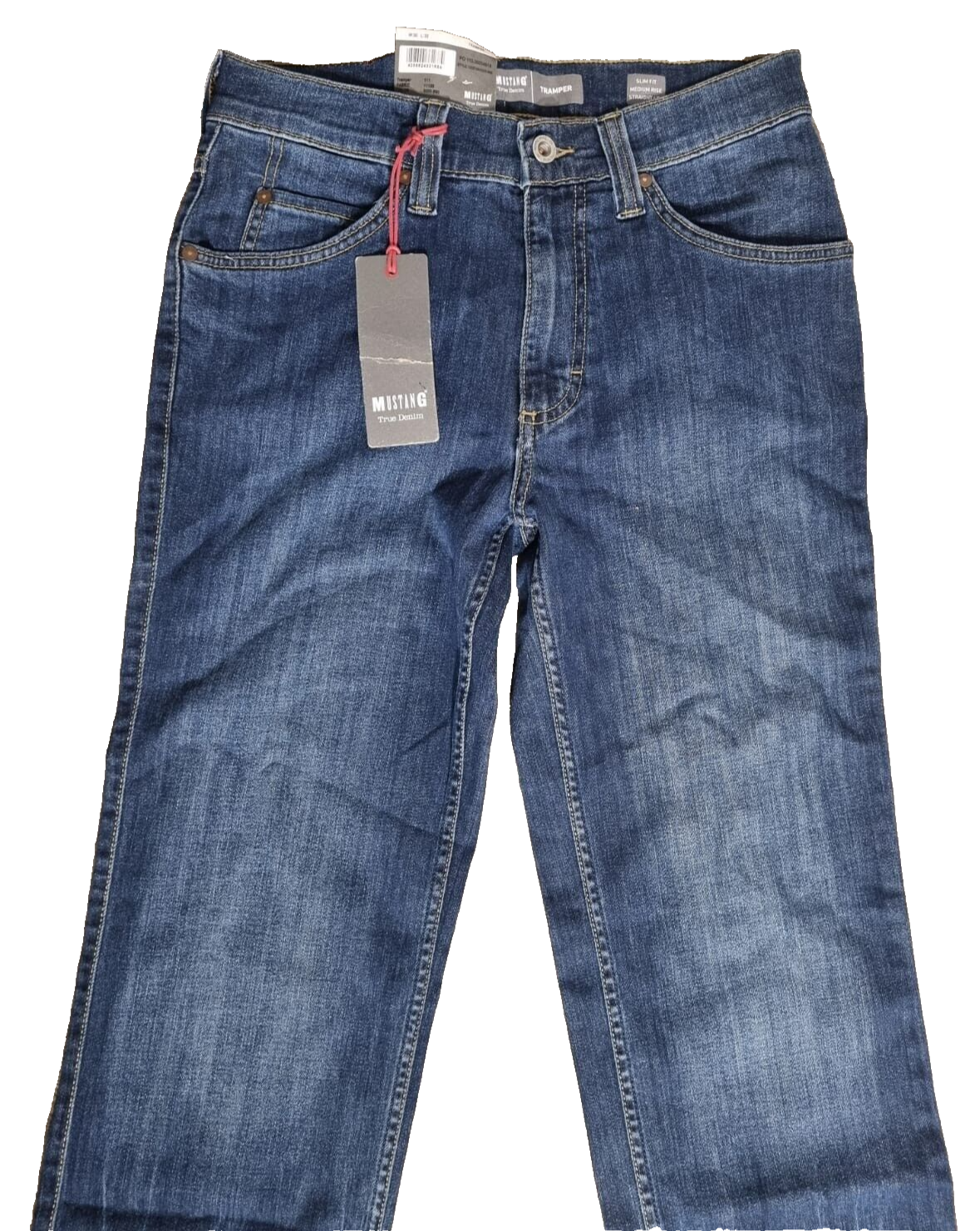 Mustang Herren Jeans Tramper Blau Slim Medium Straight | Mod. 1005708 5000 880