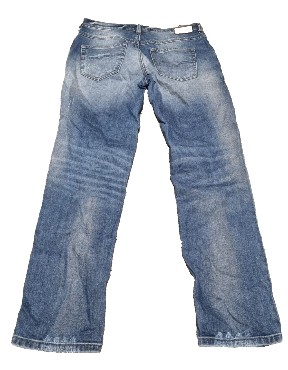 DIESEL Damen Jeans Belthy-Ankle Regular Slim Straight W27 L32 Blau SLR4B1