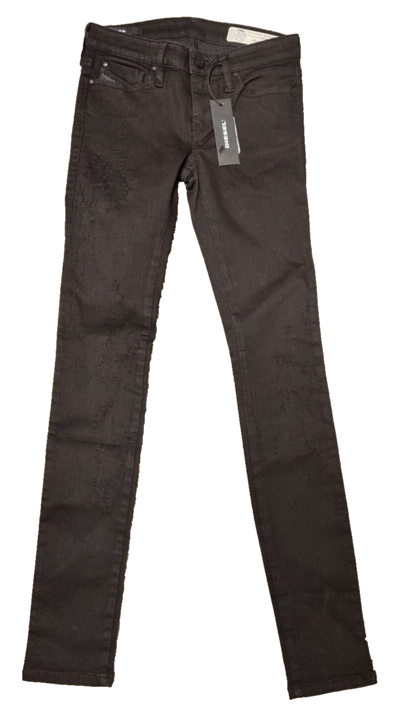 DIESEL Damen Jeans Skinzee-Low-S W26 L32 | Super Slim Skinny | Low Waist BR3E1