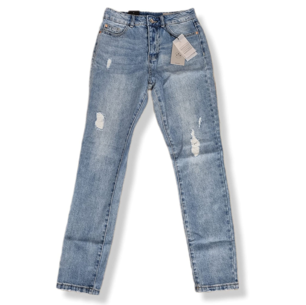 Vero Moda Damen Jeans VM IVY Tapered Boyfriend Hose Frauen Jeanshose BR9C3