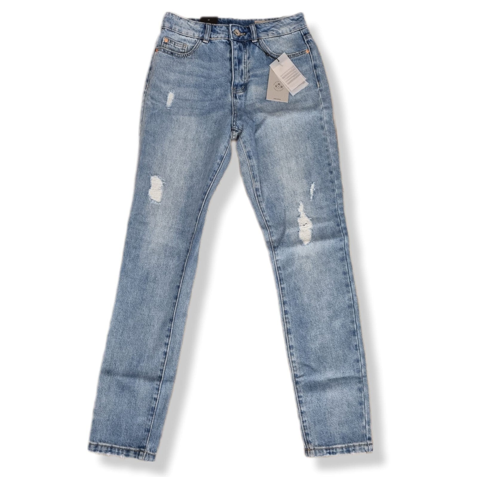 Vero Moda Damen Jeans VM IVY Tapered Boyfriend Hose Frauen Jeanshose BR9C3