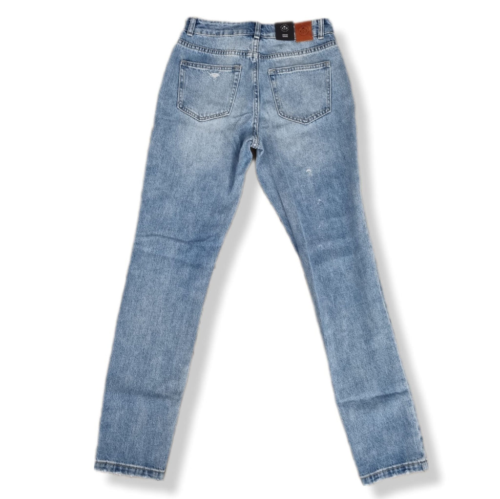 Vero Moda Damen Jeans VM IVY Tapered Boyfriend Hose Frauen Jeanshose BR9C3