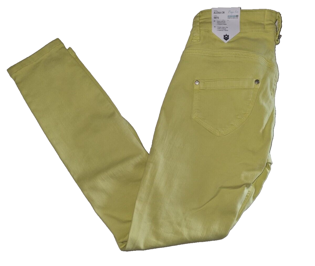 FREEMAN T. Porter Damen Jeans ALEXA CR Frauen Hose Jeanshose Gelb Gr. XS PL3B1