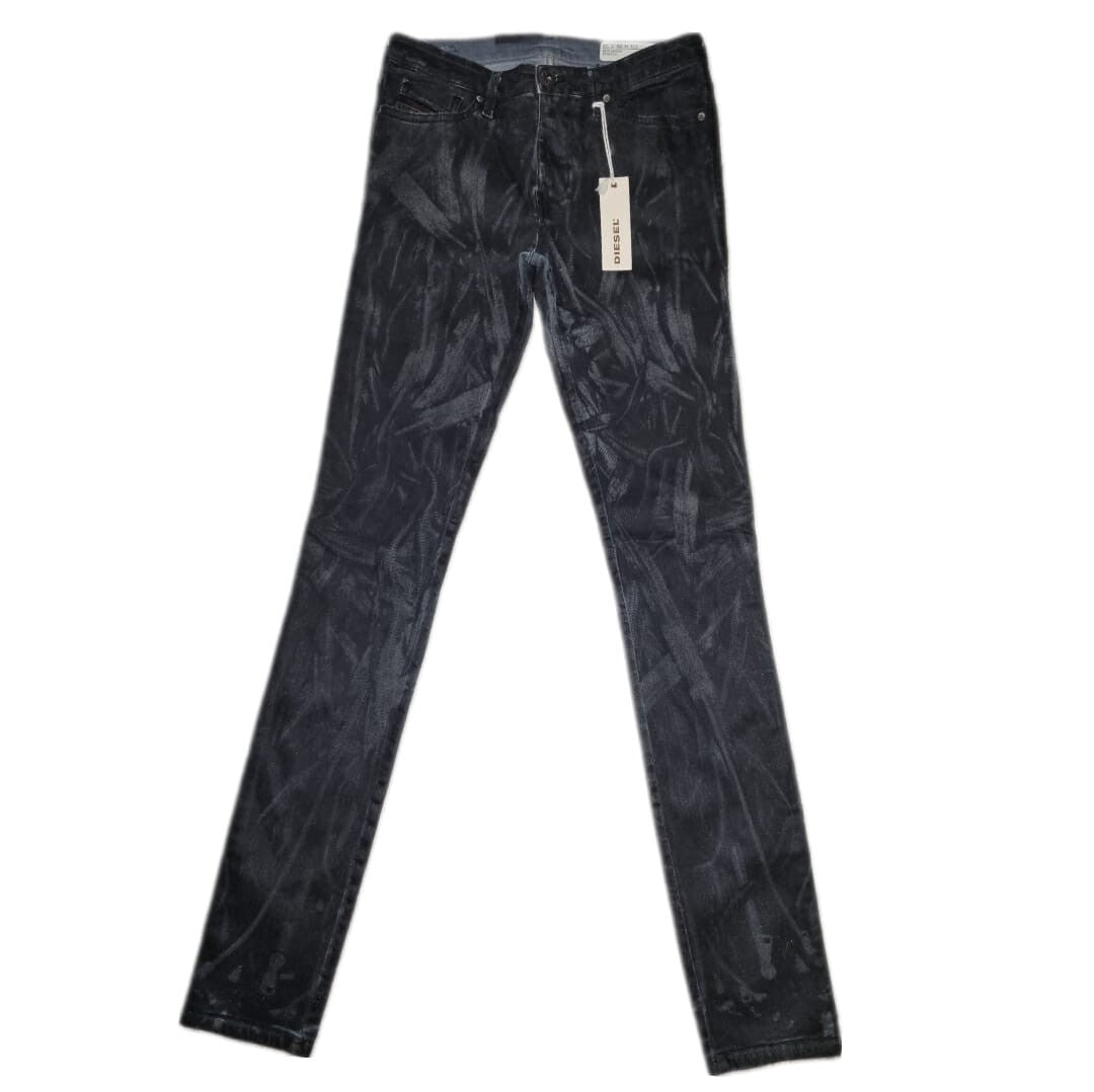 Damen Jeanshose Jeans Denim Mod. Skinzee Super Slim-Skinny Regular Waist 00S143