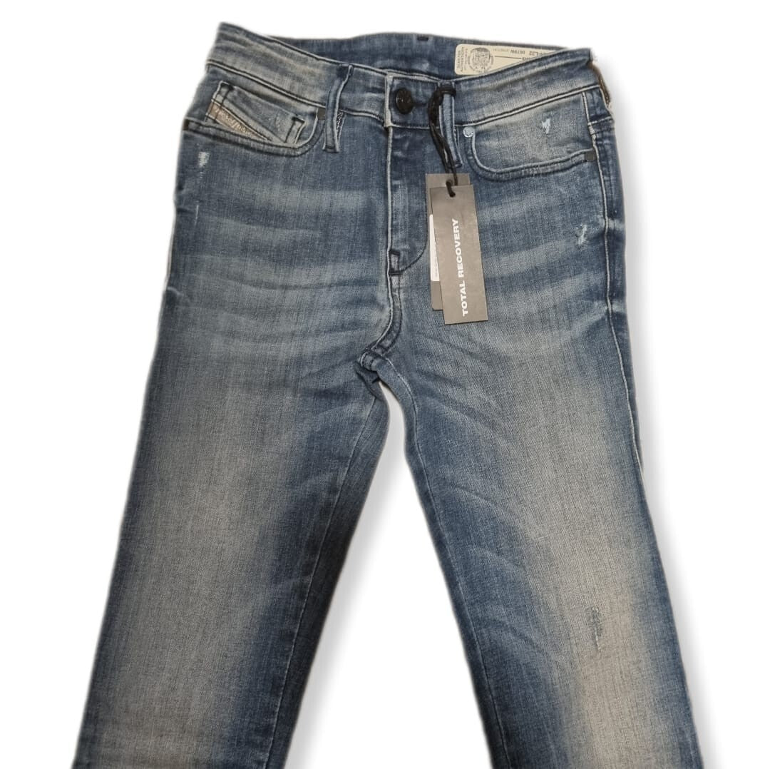 Diesel Damen Jeans Skinzee W24 L32 Super Slim Skinny Fit Regular Waist 0679W T11