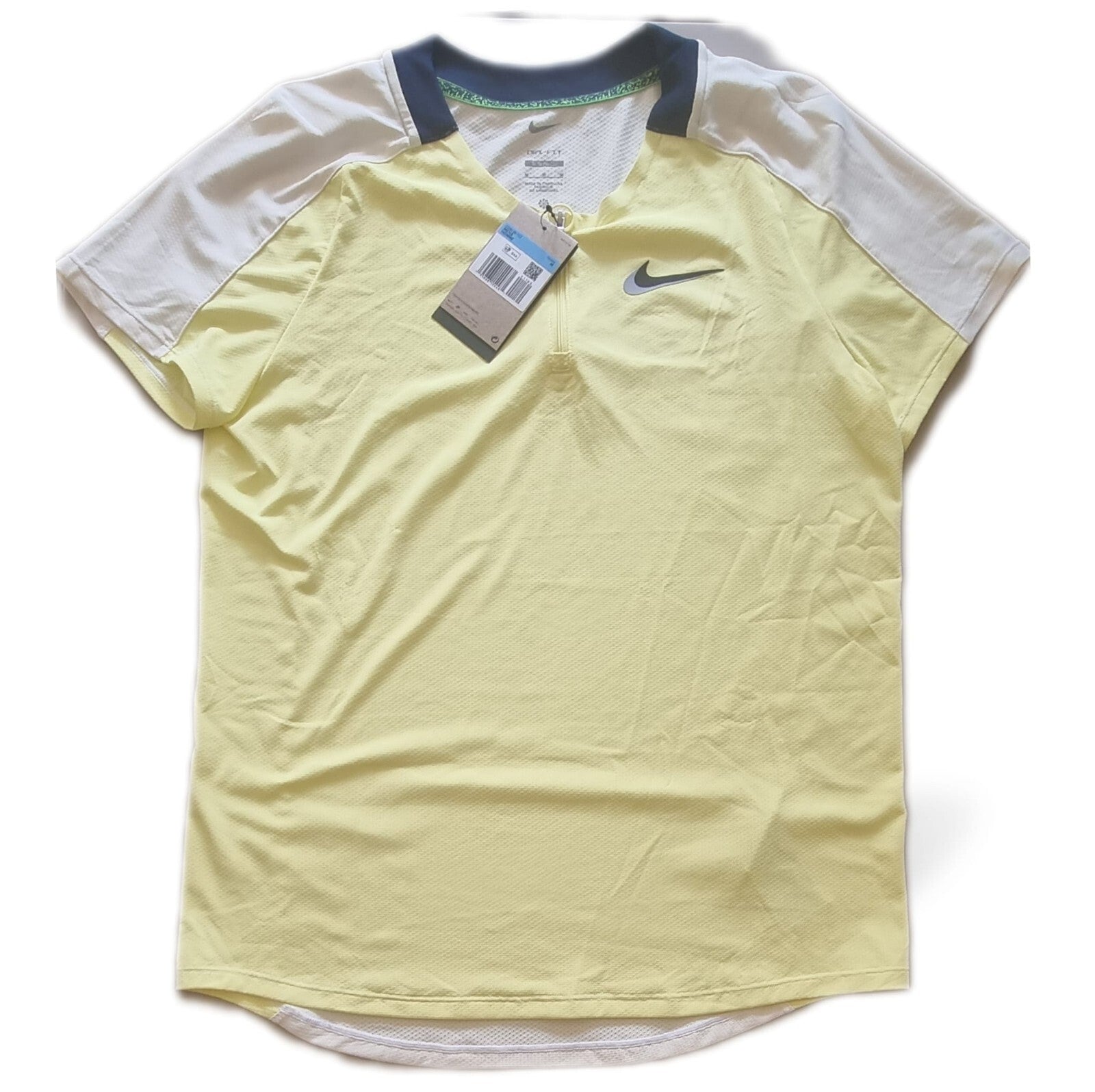 Nike Herren T-Shirt Mens Court Slam Ultimate Dri-FIT  Tennis Zip Polo Slim Fit