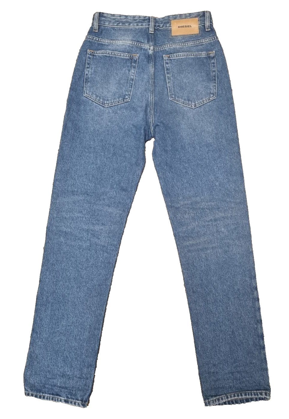 DIESEL Damen Jeans D-Eiselle W26 L32 Blau High Waist Regular Fit Made in Italy