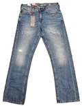 Mustang Oregon Straight Herren Jeans, Slim Fit Blau W32 L32 Denim Hose BR3E1