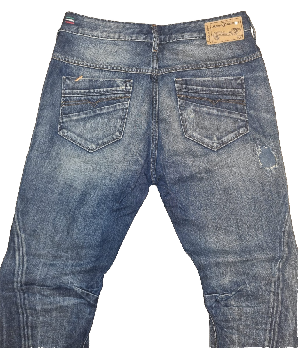 DIESEL Damen Jeans Fayza 00CNYU0831G Relaxed Boyfriend Low Waist Blau W26 L30 M6