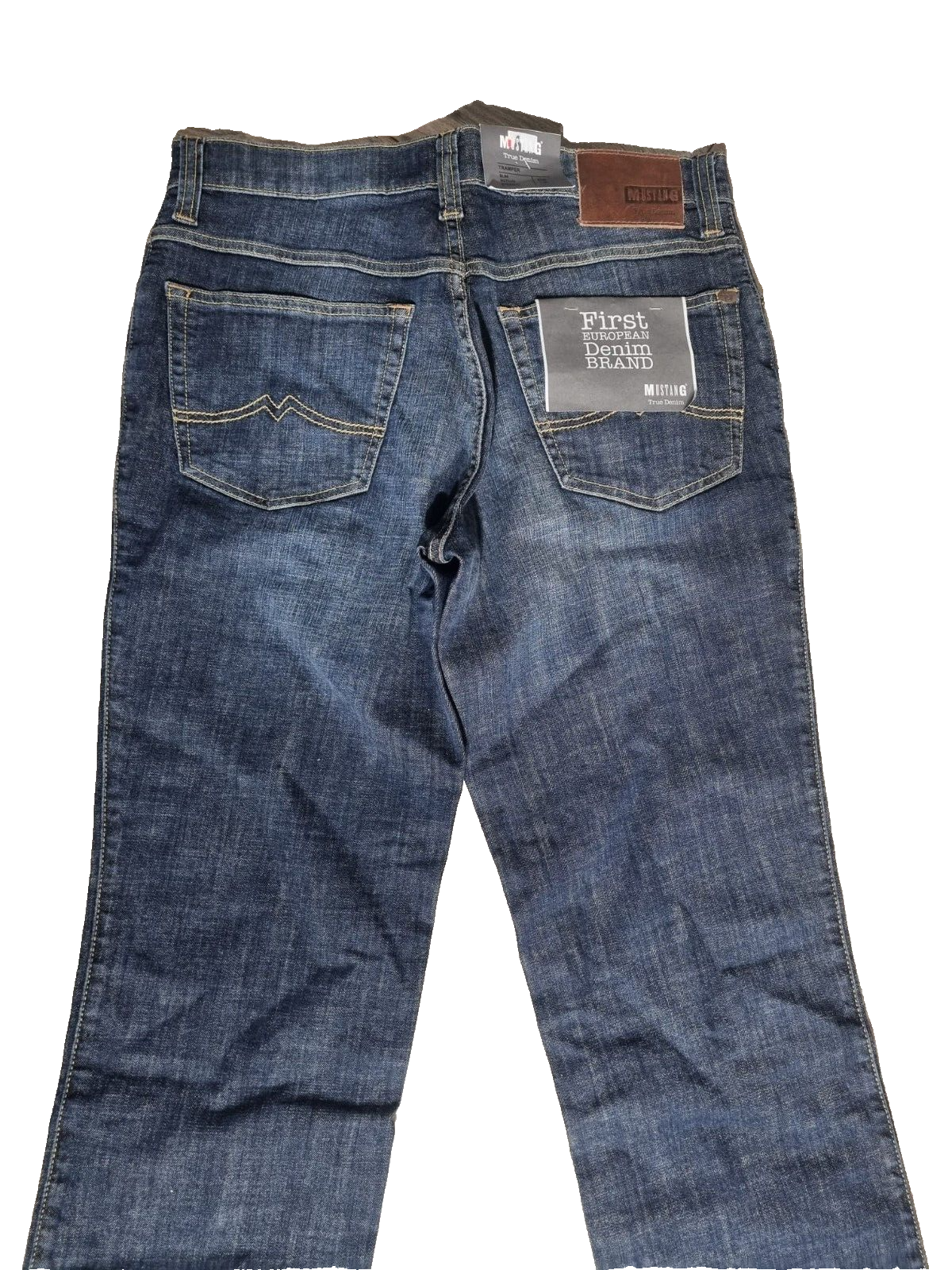 MUSTANG Herren Jeans Tramper W33 L30 Dunkelblau | Slim Medium Straight BR1C3