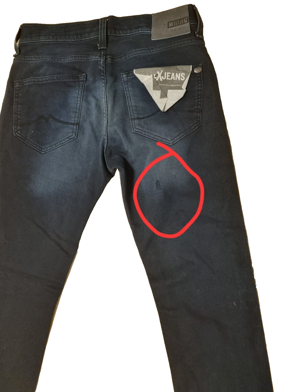 Mustang Herren Jeans Oregon Tapered K W29 L32 - Slim Low Tapered Mit Fehler D4