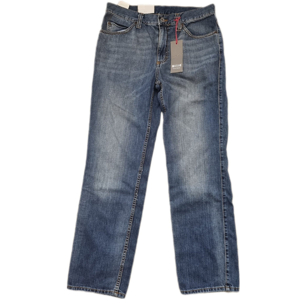 MUSTANG Oklahoma Herren Jeans 1004251 Denim Jeanshose W33 L32 Slim Medium BR1E3