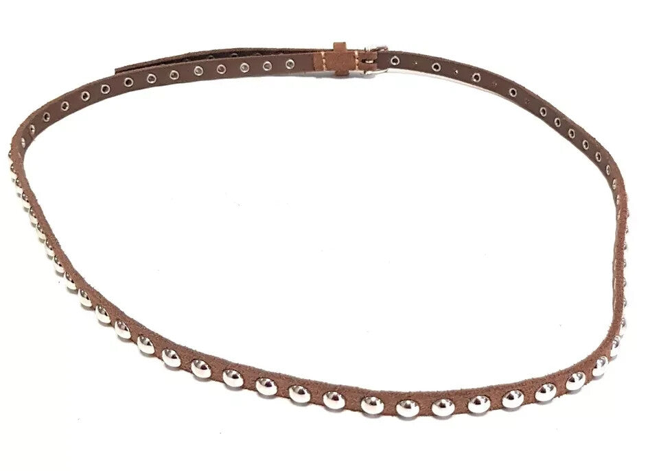 DIESEL Damen Leder Gürtel BENZIL 85cm mit Nieten Applikation #54 Geschenkidee