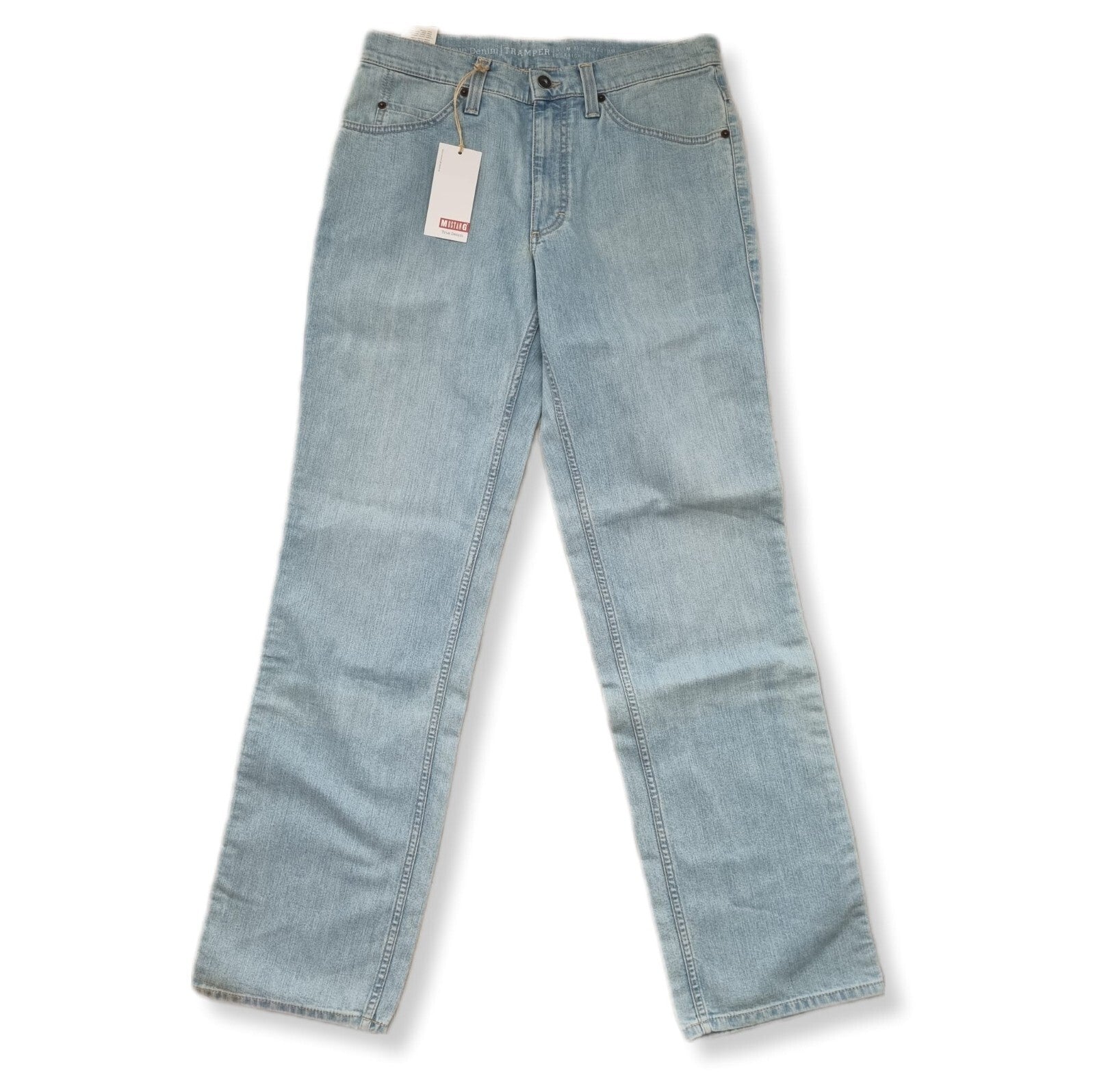 MUSTANG Tramper Tapered Herren Jeans Denim Jeanshose W33 L34 Blau BR1E3