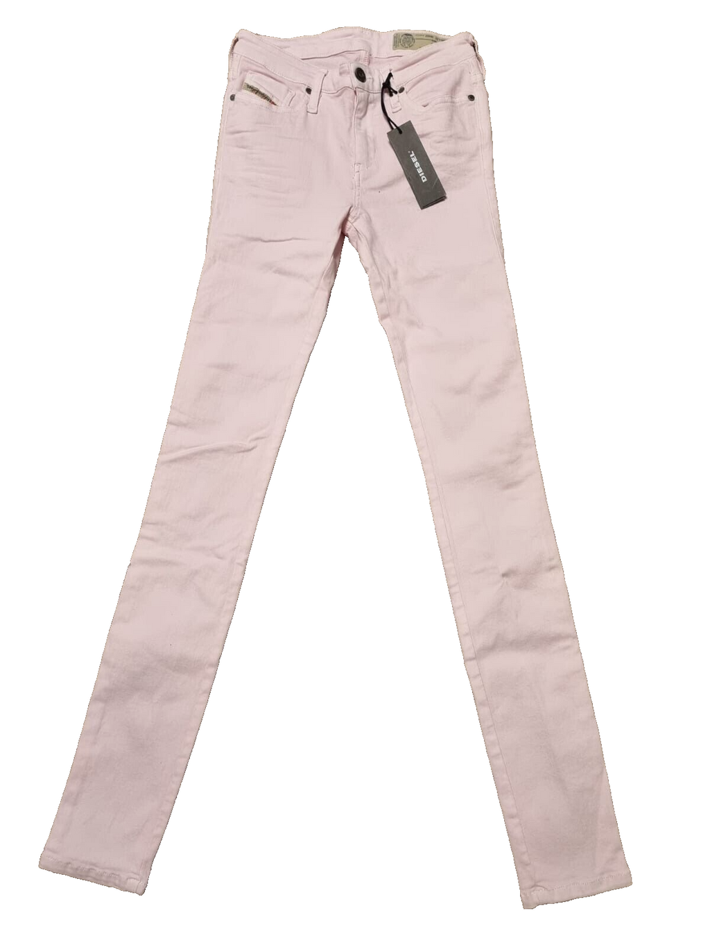 Diesel Damen Jeans Skinzee W26 L32 – Super Slim Skinny Fit in Light RosaT3-2