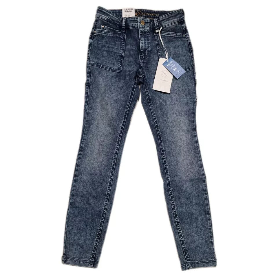 MAC Damen Jeans Frauen Hose Denim Jeanshose DREAM Worker Skinny W32 W34 L28 B9B1