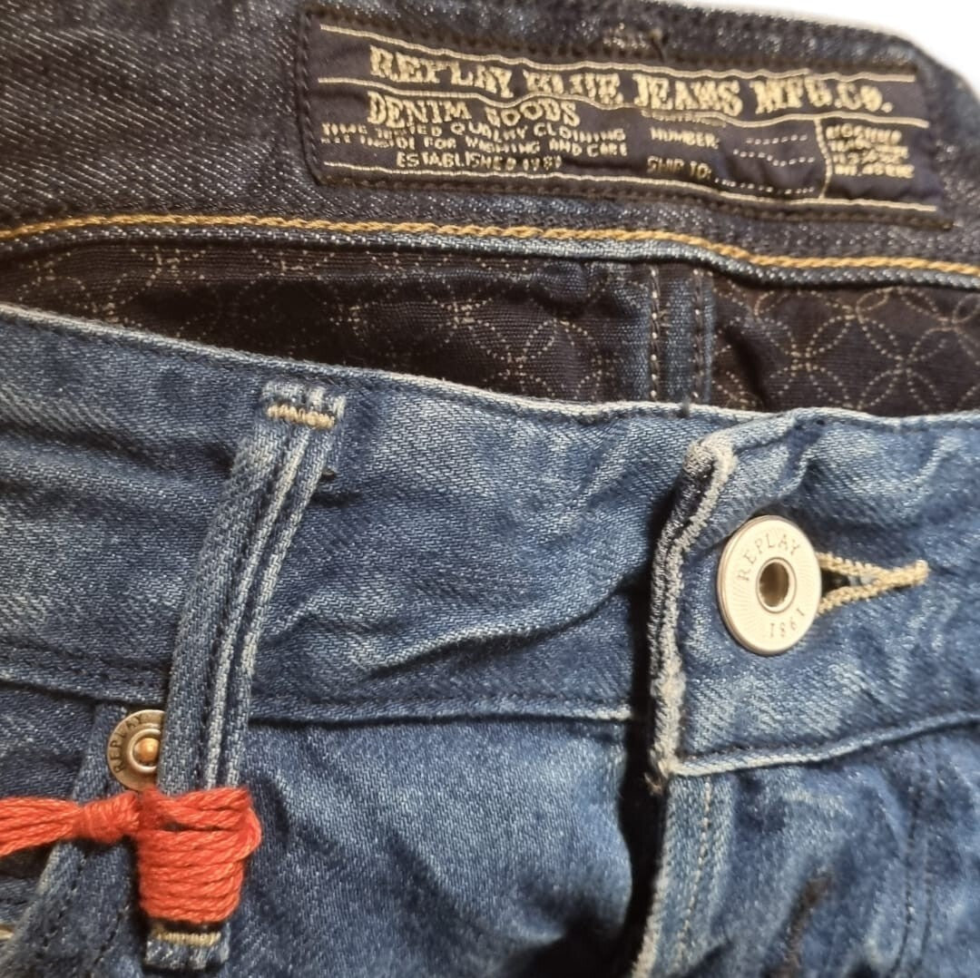 Replay Herren Jeans Arrott - MA954Q - Slim Fit Blau W30 W31 W32 Jeanshose Denim