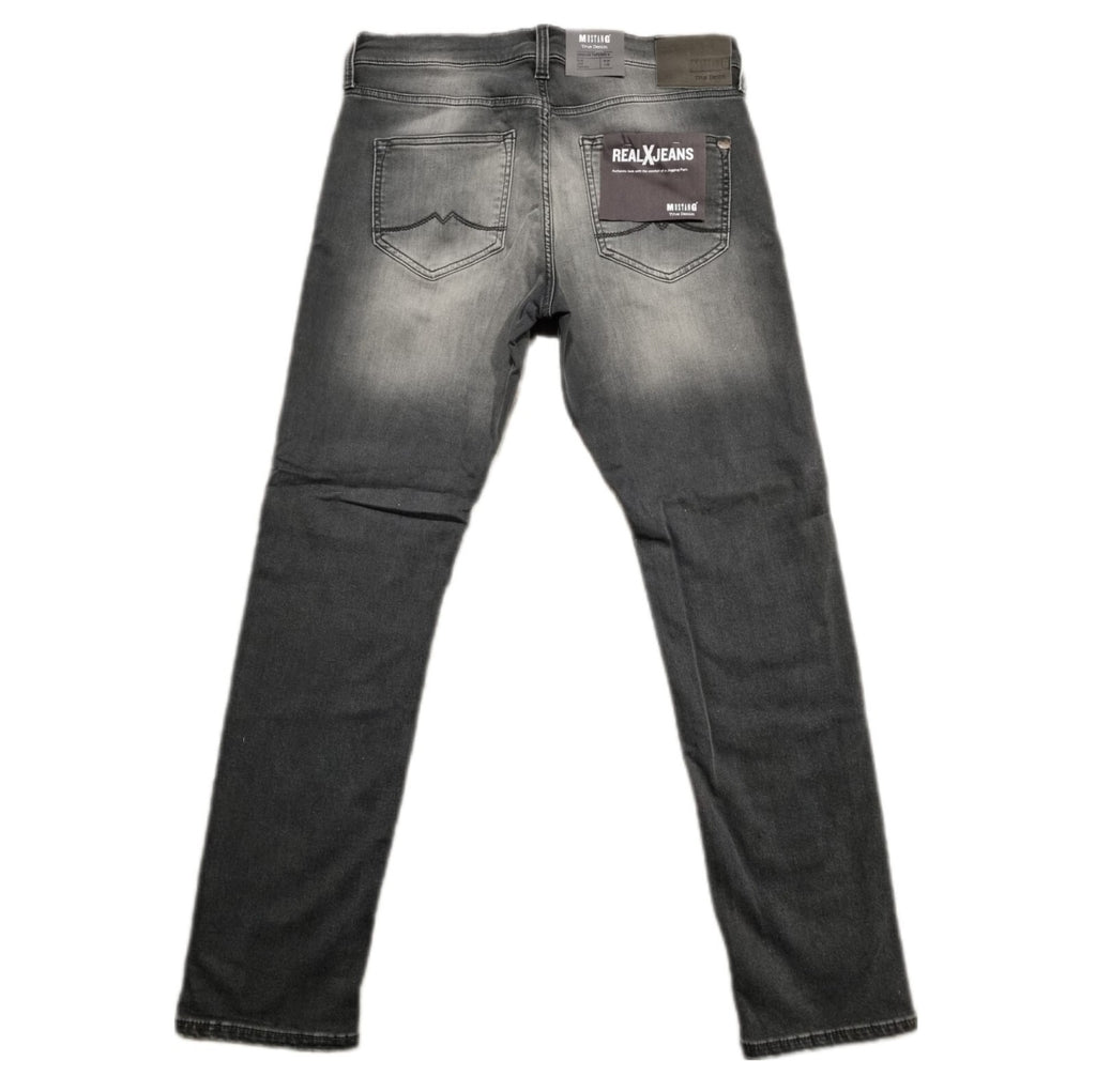 Mustang Oregon Tapered K Herren Jeans Grau Slim Fit Stretch Denim 1005823