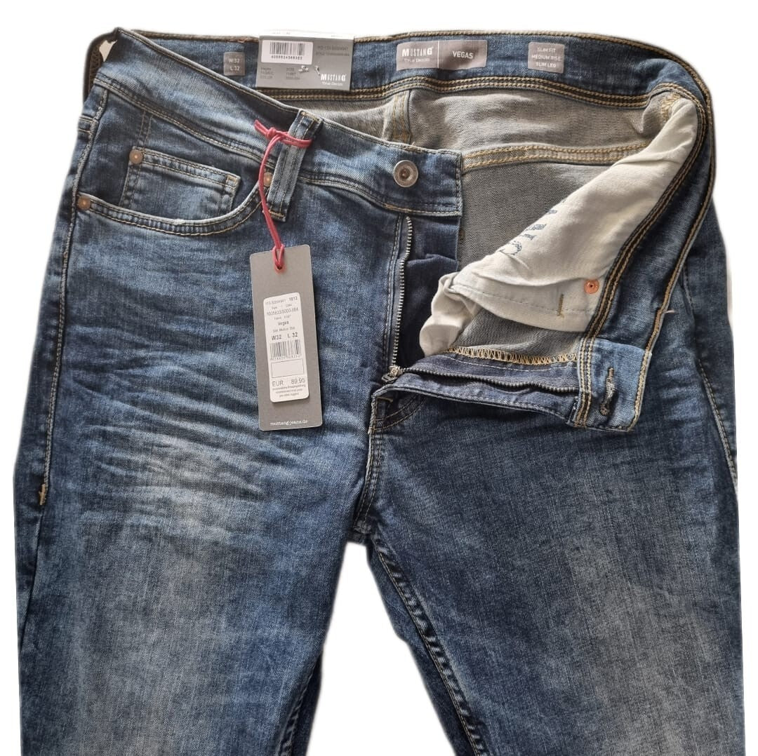 Mustang Herren Jeans Vegas Slim Medium Slim 1005633 5000 884 Slim Medium MR4C2