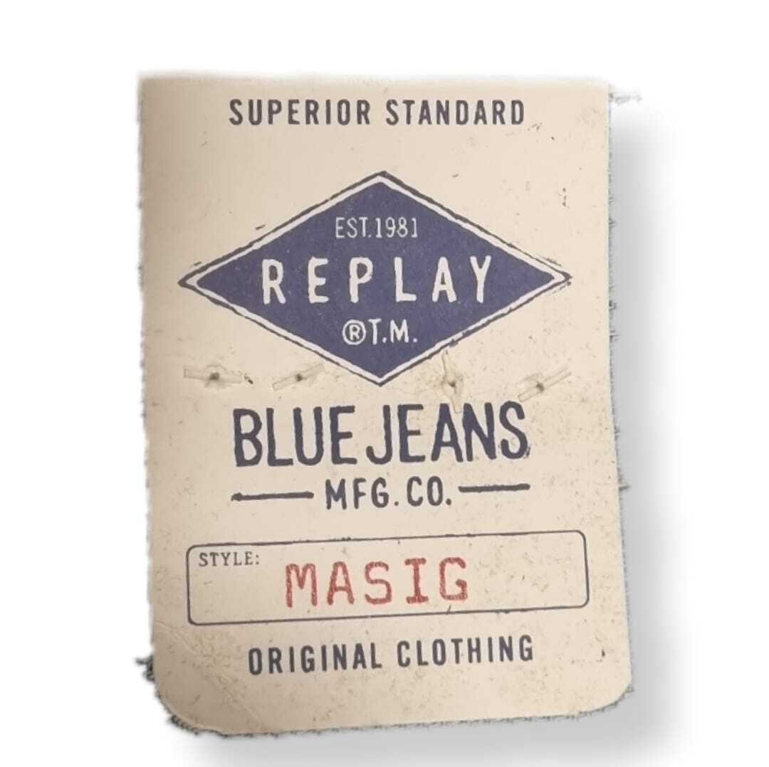Replay Herren Jeans Masig MA919 – Slim Fit Tapered – Blau W28 W30 W31 W32
